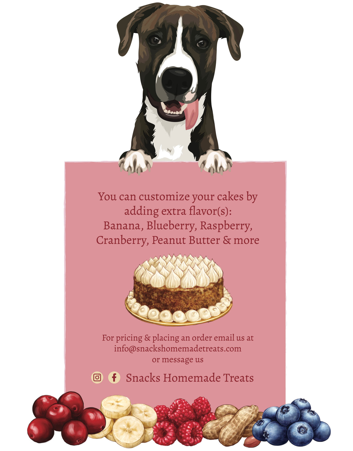 Cake Menu