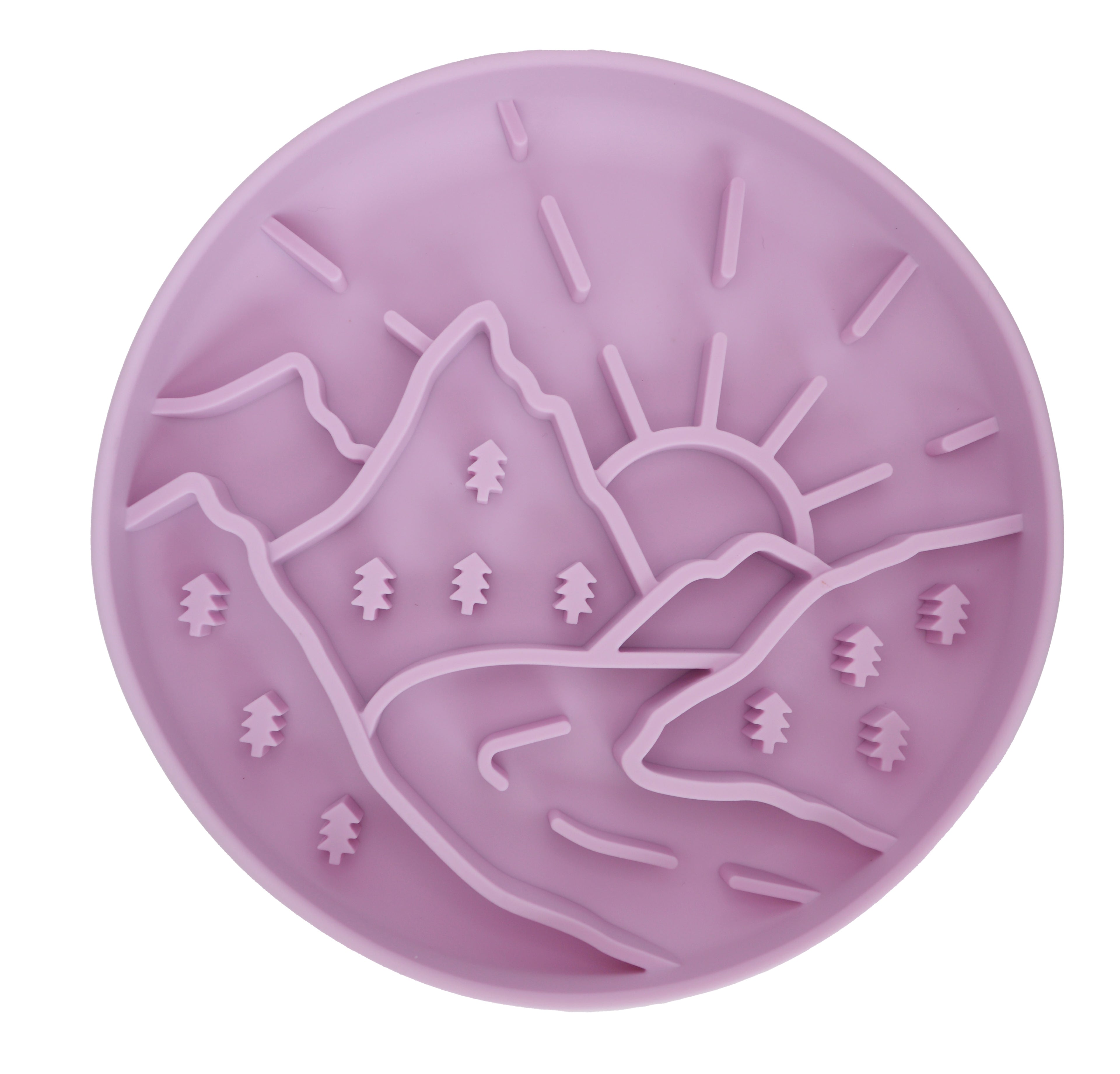 Mountain Sunrise Slow Feeder Bowl
