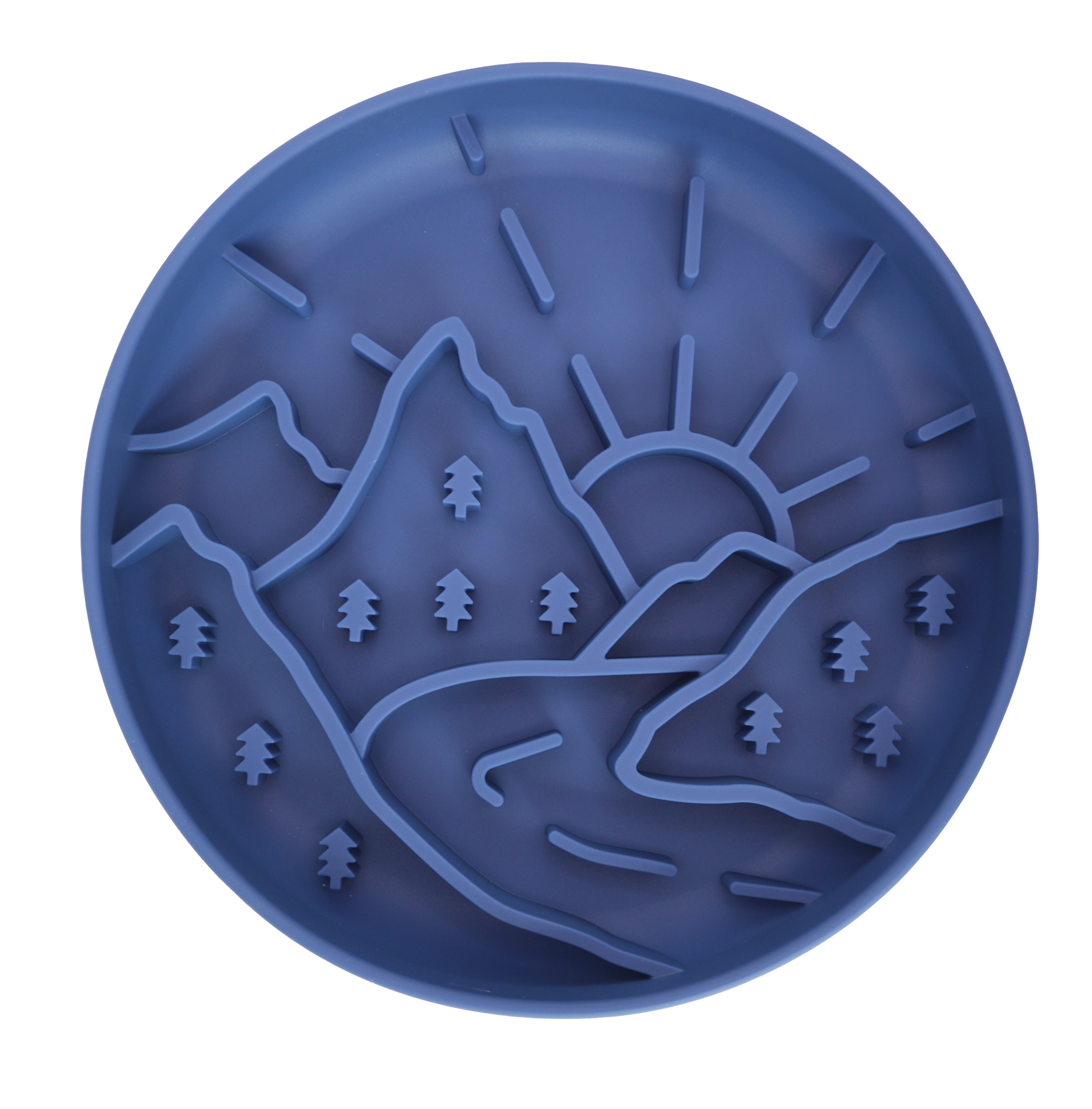 Mountain Sunrise Slow Feeder Bowl