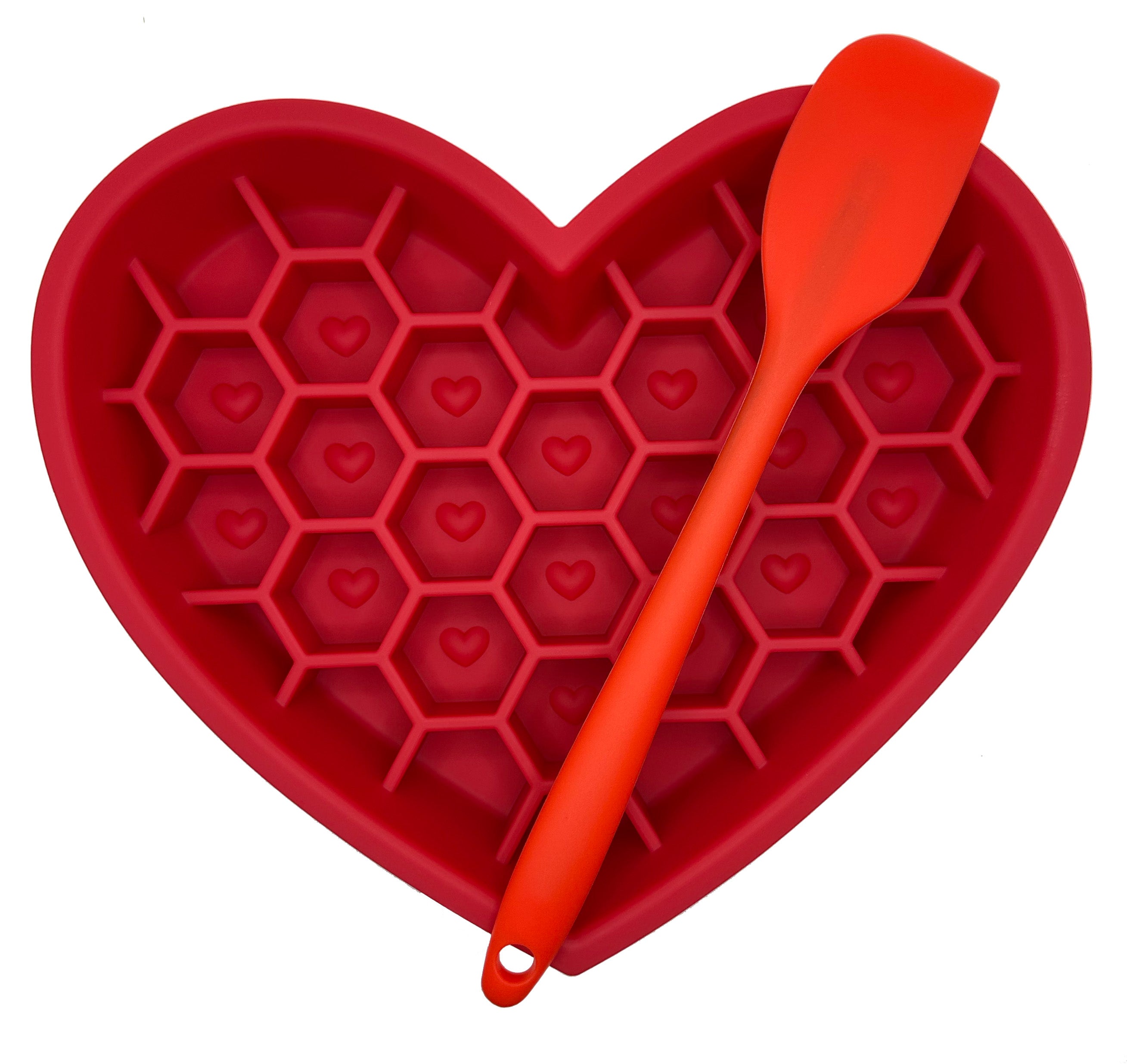2 in 1 Heart Shaped Slow Feeder & Lick Mat