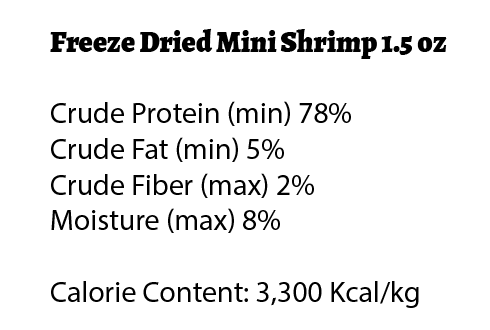 Freeze Dried Mini Shrimp