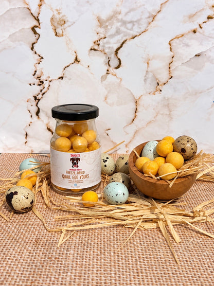 Freeze-Dried Quail Egg Yolks