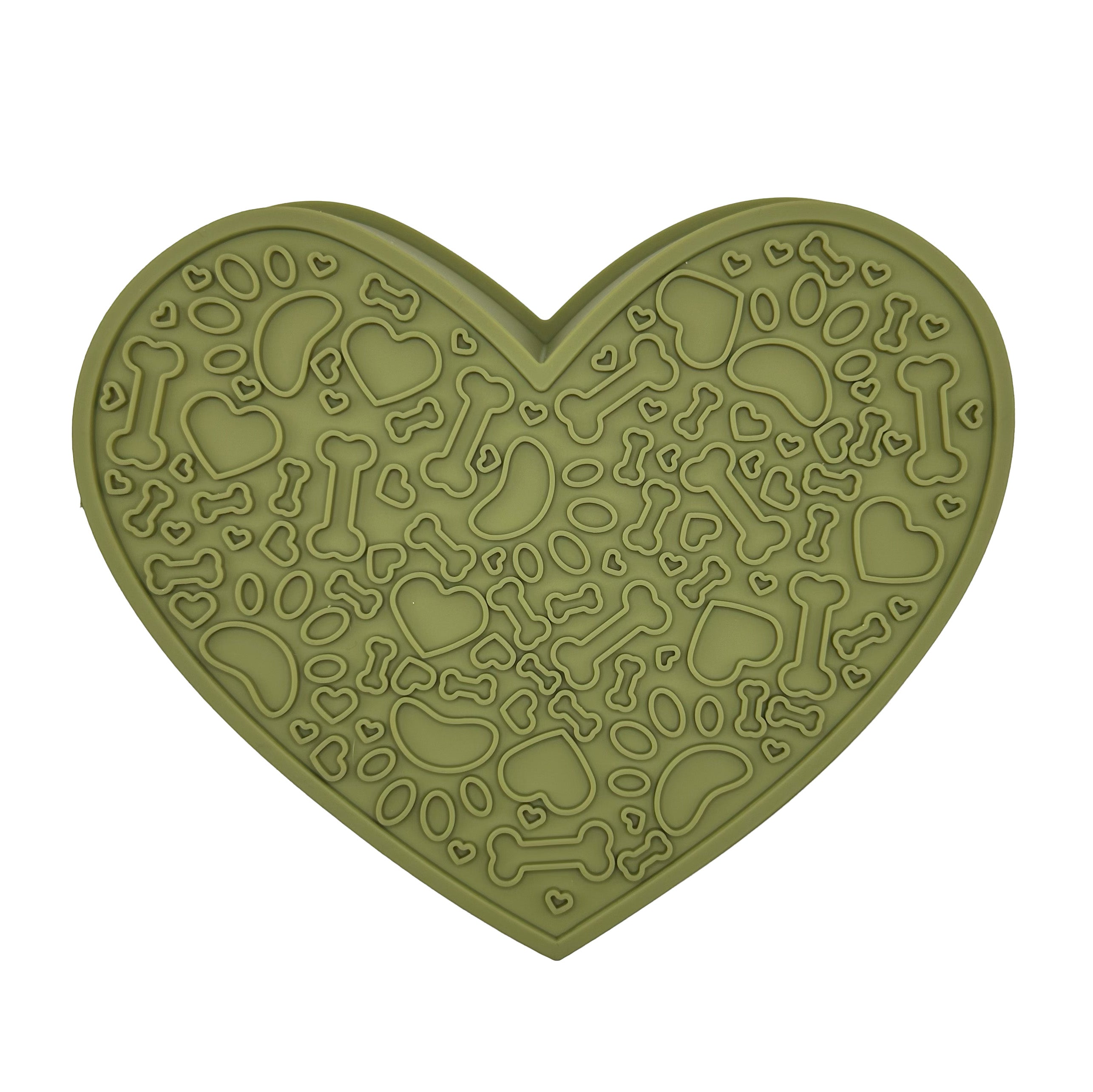2 in 1 Heart Shaped Slow Feeder &amp; Lick Mat