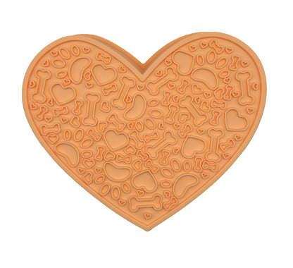 2 in 1 Heart Shaped Slow Feeder &amp; Lick Mat