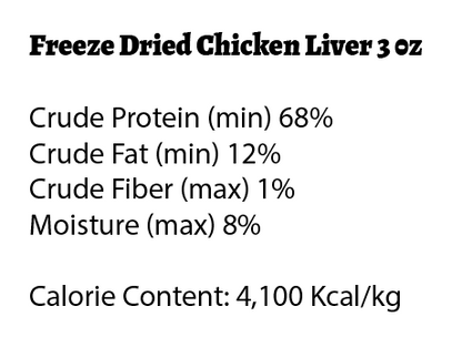 Freeze Dried Chicken Liver